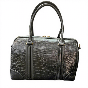 Bolsos de Mano Casuales de Moda para Mujer, de Cuero Puro de Lujo, Plegables, con 3 Compartimentos con Cierre, Impermeables, de Gran Capacidad, Resistentes al Agua y Ligeros - Product Image 3