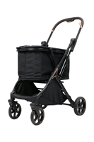 Nouvelle poussette transfrontalière pour animaux de compagnie pour chiens et chats Teddy Outing Panier pliable et portable pour le camping et les pique-niques