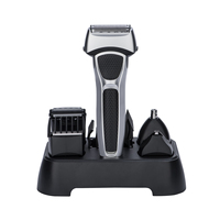 Kit de toilettage étanche GT-01 avec têtes interchangeables, rasoir électrique sans fil rechargeable par USB, tondeuse à barbe, rasoir pour homme, hôtel