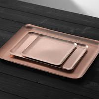 Platos Cuadrados y Rectangulares para Servir, Resistentes al Óxido, para Catering, Restaurantes, Presentación de Alimentos, Juego de Platos Versátiles para Cocina Comercial