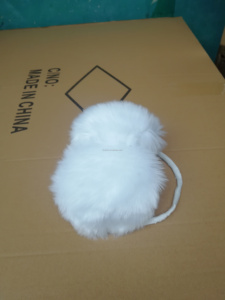 Solid Black <strong>White</strong> Color Unisex Warm Faux Furry Winter Outdoor <strong>Earmuffs</strong> Winter Comfortable Ear Warmer Kids Adult Cute <strong>Earmuff</strong> - Product Image 6