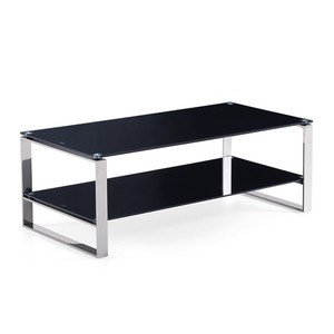 Italy Minimalist Light Luxury Stainless Steel and <strong>Glass</strong> <strong>Coffee</strong> <strong>Table</strong> for Office or Living Room Guest Use - Product Image 4
