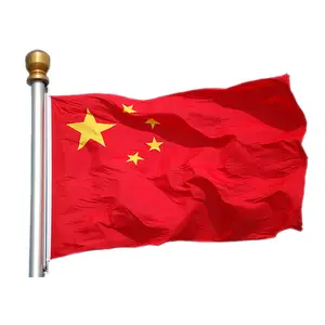 गर्म बेच कस्टम सस्ते 3*5 फुट चीनी झंडा शीर्ष निर्माता 90*150cm चीन झंडा थोक