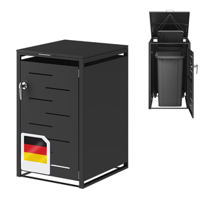 Kunden spezifisches versiegeltes Metall müllhaus-Gewerblicher Müll container Geruchs sicheres feuer hemmendes Modell, Metall mülls chutz - Product Image 2