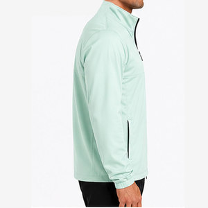 High Quality Hooded Canvas Full Zip Windbreaker <b>Jacket</b> <b>Men</b> Sports Lightweight <b>Running</b> Fitness Training Outdoor Performance - Product Image 3