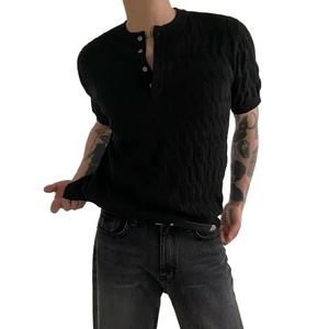 Proveedores de Camisetas en China, Estilo de Moda Popular, Camisetas Retro con Estampado Urbano, Camisetas Personalizadas para Hombre, Camisetas Lisas con Cuello Redondo - Product Image 4