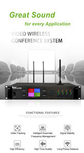 Système de visioconférence audio-vidéo professionnel sans fil, bande UHF - Product Image 3