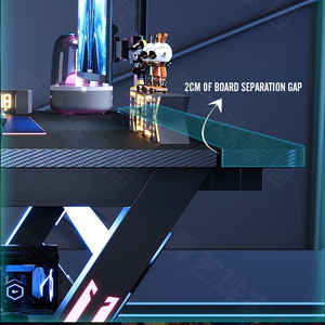 Table de bureau debout à pieds en acier et design simple, bureau de jeu sur ordinateur pour un usage domestique, vente chaude - Product Image 6