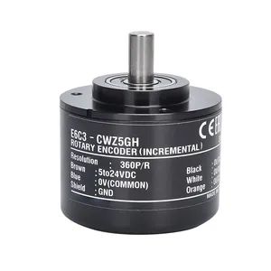 Codificador rotativo fotoelétrico personalizado E6C3-CWZ5GH 100P 360P 600P 1000P 1000PPR codificador rotativo incremental
