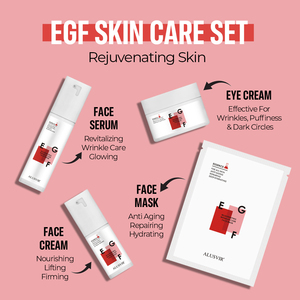 Набор для ухода за кожей лица Private Label: Веганский комплекс с эпидермальным фактором роста для восстановления, омоложения, против морщин и для отбеливания кожи - Product Image 2