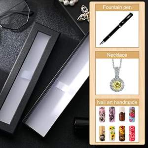 Grosir Pabrik Kreatif Sederhana Transparan Penutup Jendela Kertas Kotak Hadiah Pena - Product Image 3