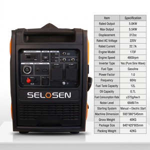 Générateur essence/GPL 5KW <span class=keywords><strong>Predator</strong></span>, générateur silencieux portable double carburant 5000, générateur d'usine OEM ODM - Product Image 2