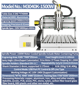Macchina per incisione su guida quadrata Jomesun M3040, posizionamento a livello di <span class=keywords><strong>micron</strong></span>, maestria artigianale in ogni millimetro. - Product Image 3