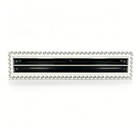 Diffuseur d'air linéaire en aluminium de style victorien sur mesure, à lame réglable, invisible/encastrable, pour usage extérieur
