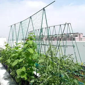 Vente chaude 1.8m piquets de jardin en plastique enduit plante supports bâtons pour plantes grimpantes