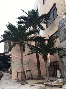 Ornements de jardin, arbre artificiel d'extérieur, palmier artificiel <span class=keywords><strong>Tropical</strong></span>, cocotier artificiel pour la décoration - Product Image 4