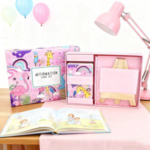 Servicio <span class=keywords><strong>de</strong></span> impresión personalizado Tarjetas <span class=keywords><strong>de</strong></span> <span class=keywords><strong>Amistad</strong></span> Inspire Positive Mindful Afirmation Card Deck con mini soporte <span class=keywords><strong>de</strong></span> madera - Product Image 2