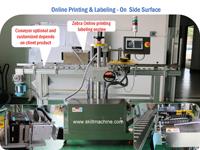Machine d'étiquetage automatique en ligne SKILT pour sachets et sacs