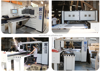 Perceuse CNC 6 côtés pour le travail du bois avec servomoteur Huichuan et paquet de forage de précision