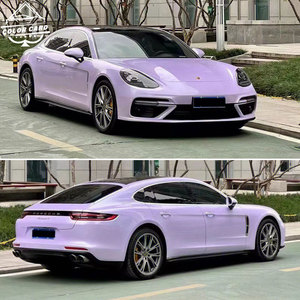 5x59FT haute qualité brillant violet PET support PET Star Dezi auto-adhésif PVC pleine voiture carrosserie emballage vinyle <span class=keywords><strong>Film</strong></span> - Product Image 2