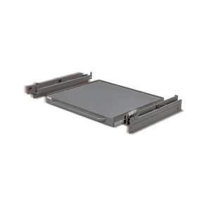 Plan de travail Fami System Ar à 3 bords avec extension télescopique L1205 D845 Gris foncé Ral7000 - Product Image 3