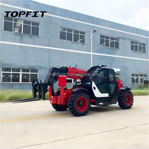 TOPFIT Factory Quality Assurance Telehandle Telescopic Wheel Loader Forklift Diesel 85kw 1.5m³ Bucket Capacity High Efficiency - Product Image 1
