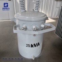 7200V 120/240V Tek Fazlı Havai Direk Tipi Trafo 5kVA-167kVA PCB'siz Toptan Tedarik