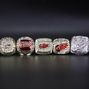 Anillo Conmemorativo Retro Clásico de Alta Calidad del Campeonato de los Detroit Red Wings de <span class=keywords><strong>1986</strong></span>, 1997, 1998, 2002 y 2008 - Product Image 6