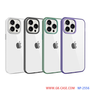 Acrylic rõ ràng trong suốt chống sốc TPU khung mới sang trọng PC cao cứng kim loại máy ảnh rãnh antiyellow trở lại điện thoại di động trường hợp - Product Image 6