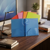 Carpeta de Archivos A4 con 3 Ranuras para Tarjetas de Visita, Portadocumentos Personalizado para Presentaciones