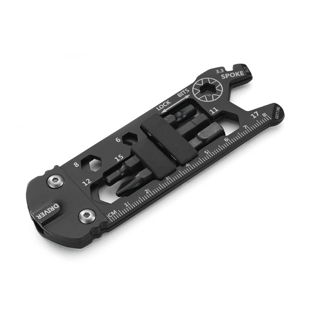 16-in-1EDC Multi and Pocket Tool Bicycle Tool for Every Day Use and Outdoor