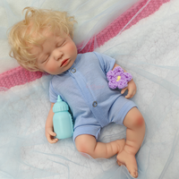 Weiche, lebensechte Silikon-Reborn-Babypuppe 30 cm LOULOU Kleine Puppen mit Detaillierten Venen Handgefertigte Sammlerpuppe