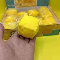 Juguete Antiestrés Cuadrado de Queso, Ultra Suave, de Rebote Lento, Sensorial, Creativo y Calmante para Niños y Adultos