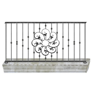 Balustre carré massif de style classique de haute qualité, noir, pour balcon, décoration intérieure, balustre d'<span class=keywords><strong>escalier</strong></span> en fer forgé pour <span class=keywords><strong>escalier</strong></span> - Product Image 1