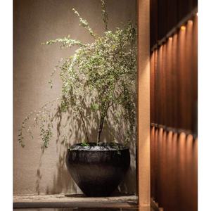 Macetas grandes <span class=keywords><strong>de</strong></span> arcilla <span class=keywords><strong>de</strong></span> fibra, macetas decorativas <span class=keywords><strong>de</strong></span> fibra <span class=keywords><strong>de</strong></span> vidrio para interiores y exteriores para decoración <span class=keywords><strong>de</strong></span> jardín, Grandi Vasi Per Piante - Product Image 4