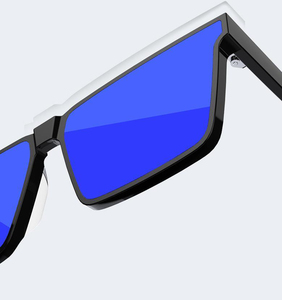 Xinrunjin แว่นกันแดดทรงสี่เหลี่ยมโลโก้ตามสั่งเฉดสีดำที่ทันสมัยป้องกันรังสียูวีสำหรับเมอร์ชแบรนด์สตรีทแวร์และอินฟลูเอนเซอร์ให้เป็นของขวัญ - Product Image 3