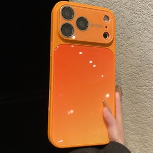 เคสโทรศัพท์แบบกระจกไล่เฉดสีใหม่สำหรับ iPhone 17 13 14 15 16 Pro Max พร้อมฟิล์มเลนส์กล้อง ปุ่มสัมผัส ป้องกันการกระแทก - Product Image 1