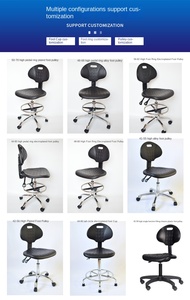 <span class=keywords><strong>Chaise</strong></span> de bureau ergonomique réglable en métal, best-seller, confortable, avec roulettes - Product Image 4
