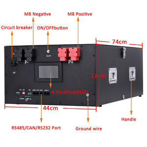 Stock en la UE, Entrega en 3-5 Días DDP, <span class=keywords><strong>HULK</strong></span>, Garantía de 5 Años, Caja de Batería DIY LiFePO4 de 48V/51.2V con BMS, Pantalla LCD, Almacenamiento de Energía Solar 16S - Product Image 5