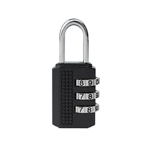 Zinklegierung Hochleistungs-Vierkant-Vorhängeschloss mit 3-stelliger wasserdichter Diebstahlsicherung und langlebiger Zahlenkombination - Product Image 1