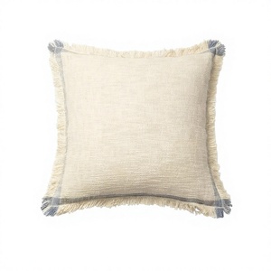 Housse de coussin en coton bohème tendance, textiles indiens H/L, personnalisable, vintage, pour salon, décoration intérieure, coussin décoratif non toxique - Product Image 1