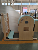 VOG Échelle de Correction de la Colonne Vertébrale en Bois d'Érable Réglable, Accessoire d'Entraînement Pilates et Yoga pour Studio de Pilates, Usage Domestique/Commercial