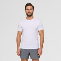T-shirts de sport décontractés pour hommes, coupe ajustée, haute qualité, légers, élastiques, séchage rapide, tissu respirant, design OEM personnalisé