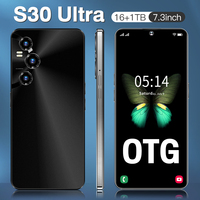 Großhandel S30 Ultra 16GB 1TB Speicher 5G Stoßfestes Smartphone HD AMOLED 144Hz 108MP Kamera Metallrahmen Schnelles Laden MTK Dimensity