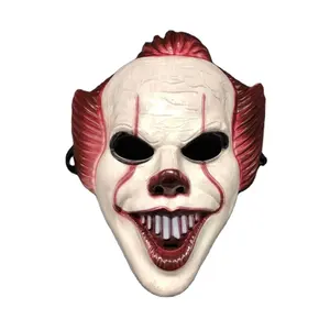 Masque de Clown pour Halloween, accessoire de fête, mascarade, déguisements, personnages de Joker, effrayant, superman, roi, référence 1 et 2