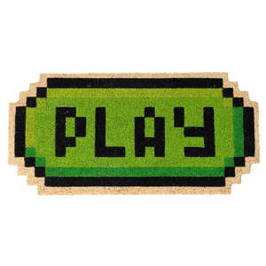 Tapis de jeu pour gamer 35x70cm, design Pixel Play, paillasson - Product Image 1