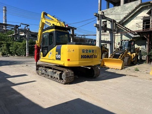 Excavatrice sur chenilles d'occasion KOMATSU PC130-7, 13 tonnes, d'origine japonaise, hydraulique, machine de construction à vendre PC120 313D2 SY135 - Product Image 3