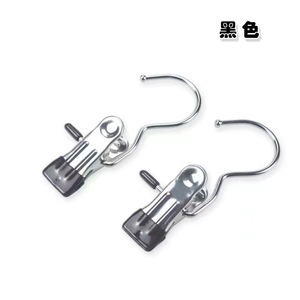 Stainless Steel Pant <b>Hanger</b> With Clip 10 Pack No Mark Anti Slip For Wardrobe Clothing - Product Image 5