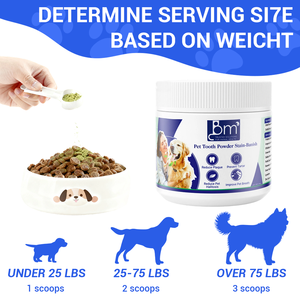 BLUENJOY soins de santé chien dents nettoyage poudre et chats haleine désodorisant Plaque Off Pet Lab Co mauvaise haleine et tartre dissolvant - Product Image 4