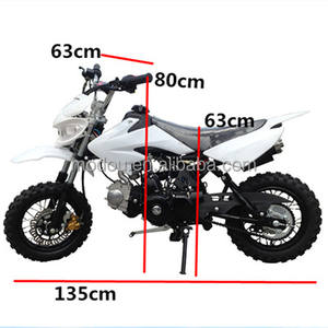 Sepeda Motor Trail Roda Dua 125cc Empat Langkah Starter Elektrik Dewasa Anak Mini Motor Balap Gunung - Product Image 5